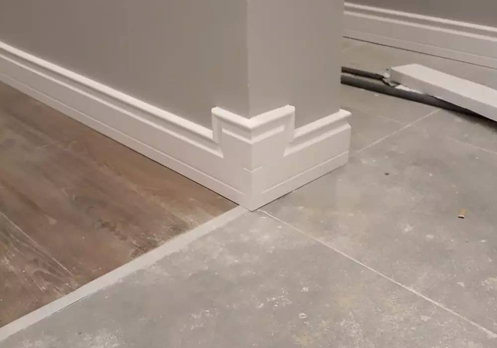 Baseboard in the house