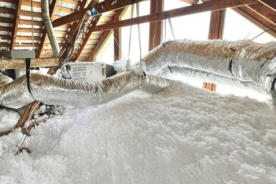 spray foam loft